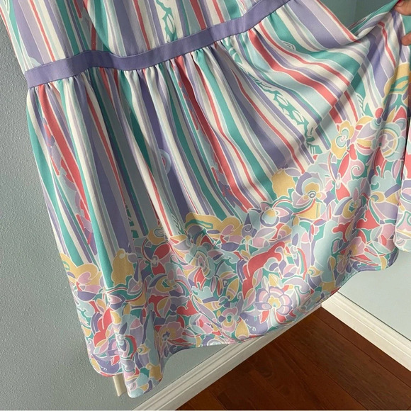 Modcloth Behold the Blogger Rainbow Stripe Dress 3X - Picture 3 of 15